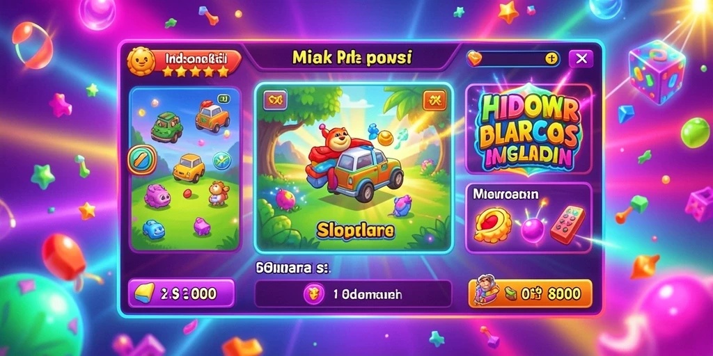 Berbagai karakter unik untuk dipilih.