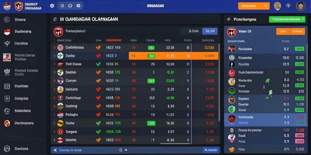 Leaderboard untuk kompetisi antar pemain.