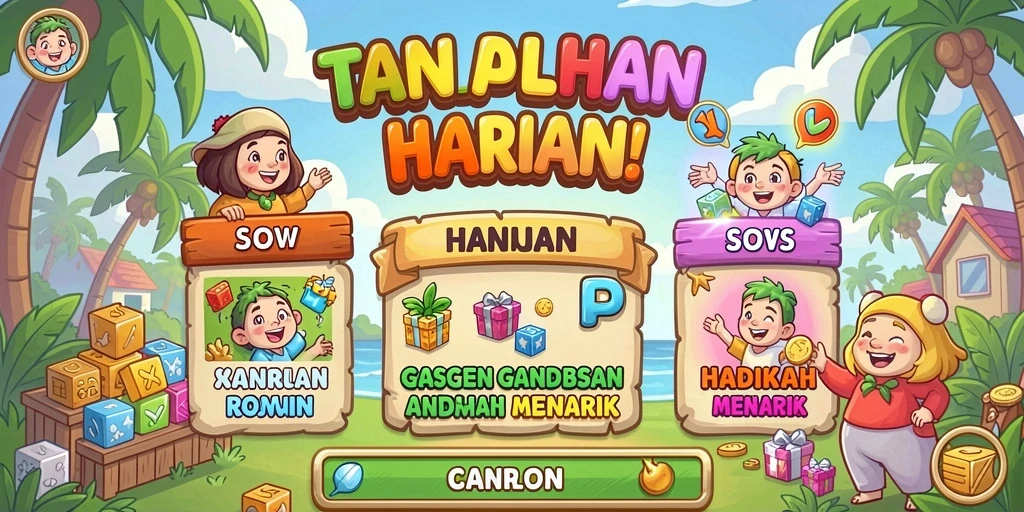 Tangkapan layar level baru yang menantang.