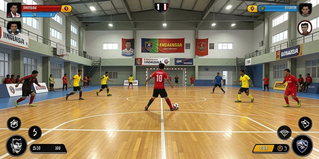 Grafis ubin yang beragam dan menawan.