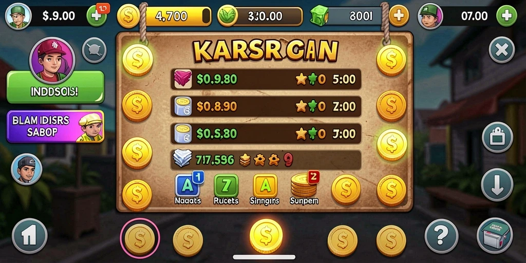 Screenshot interaksi sosial antar pengguna dalam permainan.